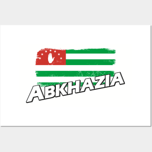 Abkhazia flag Posters and Art